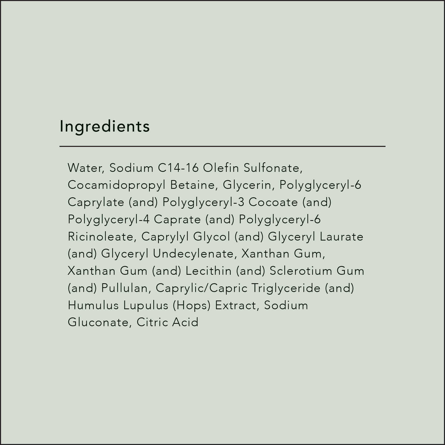 Herbal Cleanser