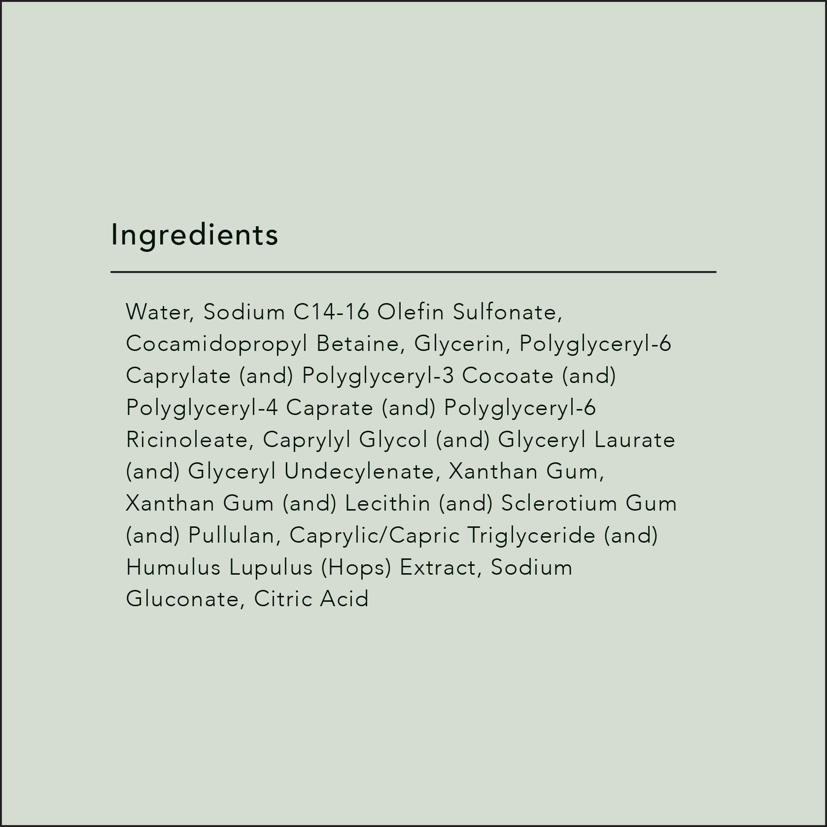 Herbal Cleanser