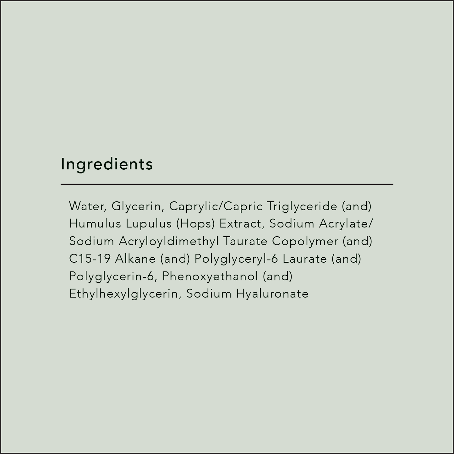 Herbal Revitalizing Serum