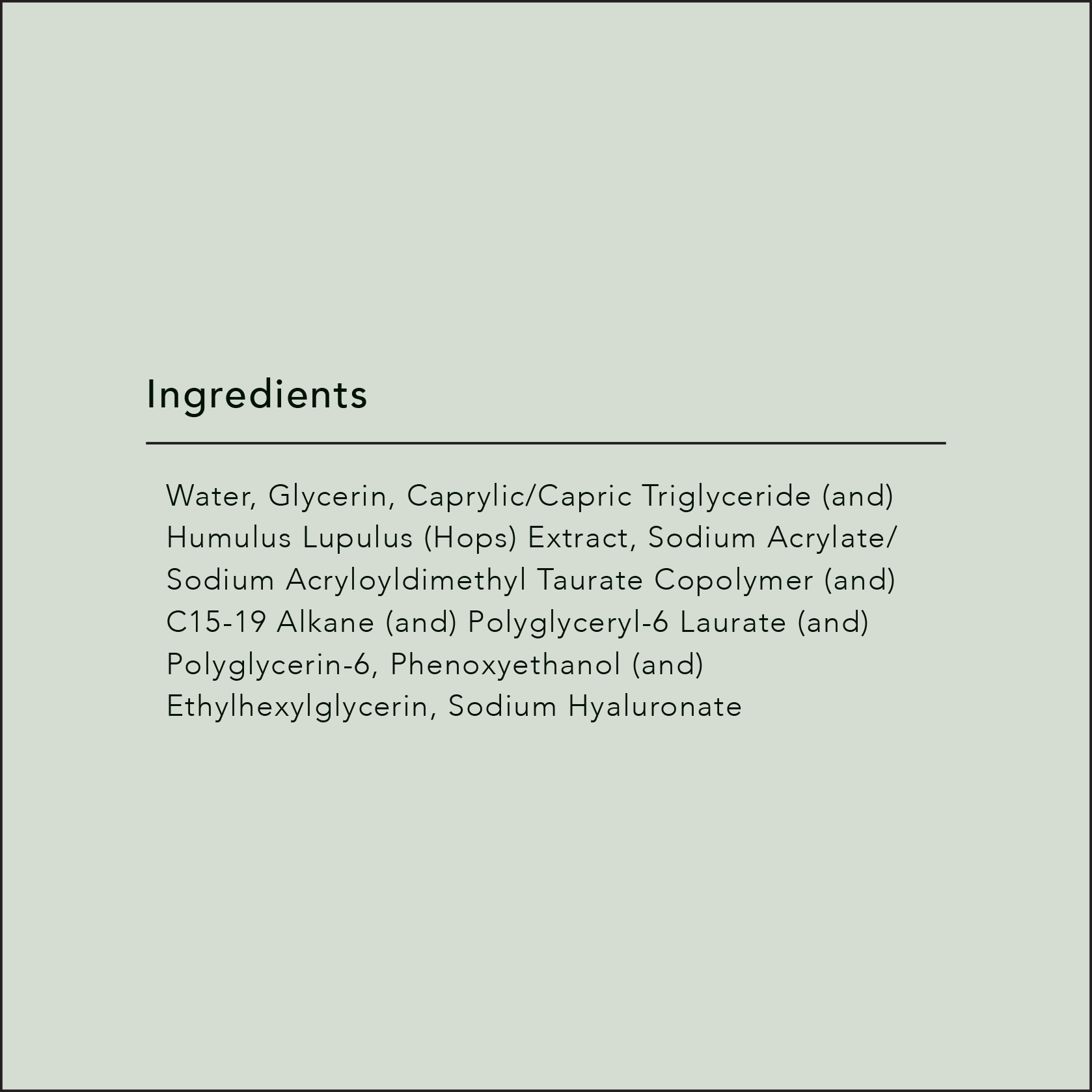 Herbal Revitalizing Serum